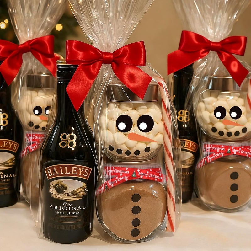 Blushtier Christmas Snowman Hot Cocoa Jars Set - Image 2